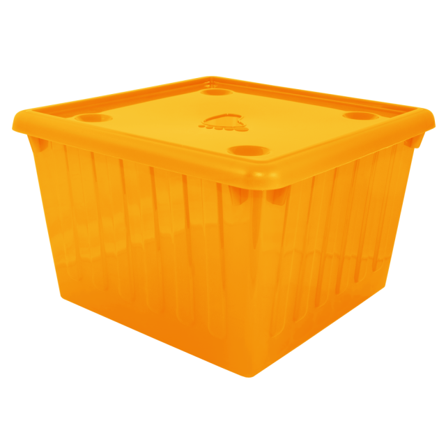 Кутия за съхранение на вещи с капак 25л