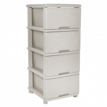 Шкаф Ратан бяла роза