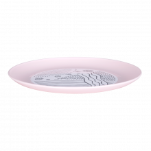 Чиния с декор d22 см РАЙЕ
светло розова