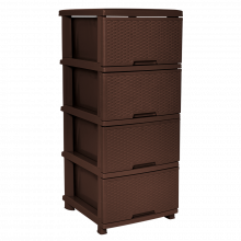 Шкаф Ратан кафяв