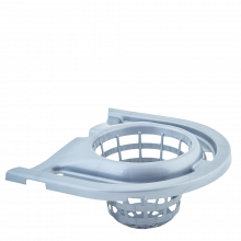 Цедка за правоъгълна кофа сива