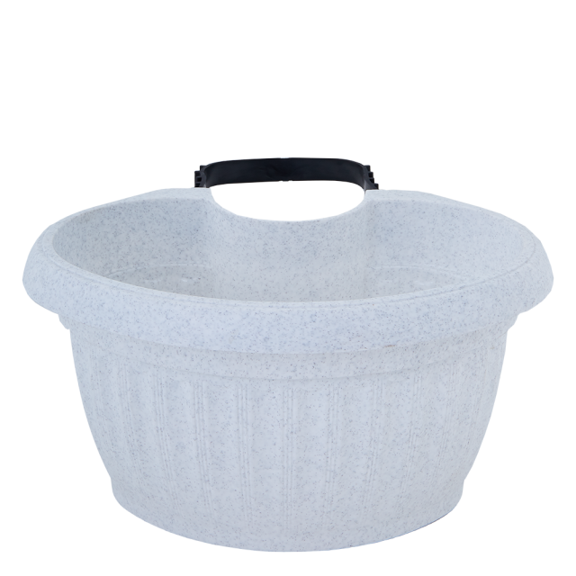 Саксия ТЕРА с крепеж за стълб 27см