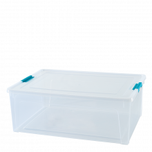 Контейнер Smart Box 11,7 л прозрачен/тюркоаз