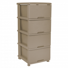 Шкаф Ратан кремав