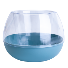 Саксия Сфера d10  прозрачен гълъб. син