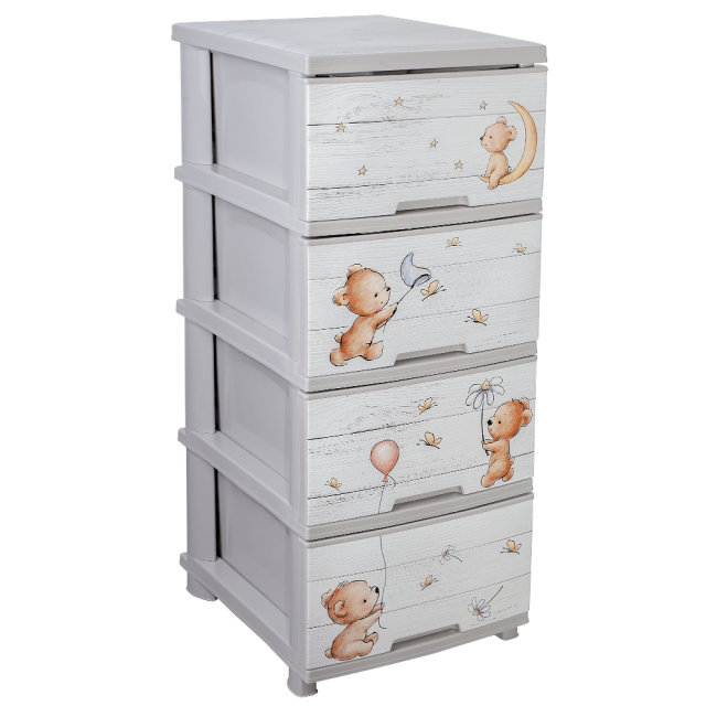 Шкаф с четири чекмеджета МЕЧЕТА