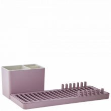 Сушилник за посуда с подложка МИНИ ПЛЮС фрезия/бяла роза