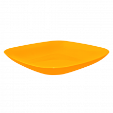 Чиния пластмасова 19,0х19,0х2,8см оранж 