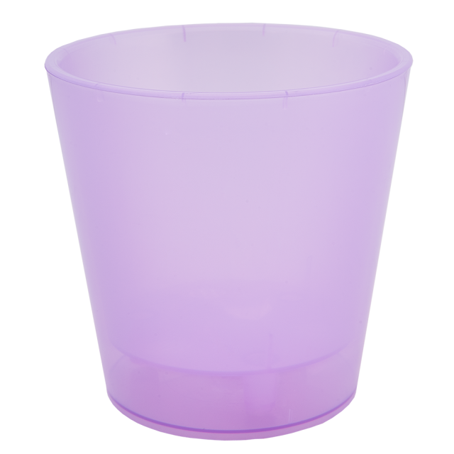 Саксия ДЕКО с двойно дъно 16,0х15,5см Прозрачни