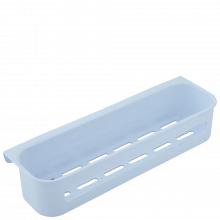 Рафт за баня правоъгълен бял