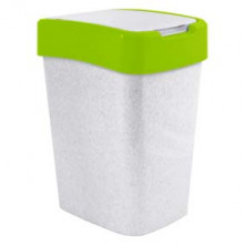 Кош за отпадъци ЕВРО 45 л
бял/олива