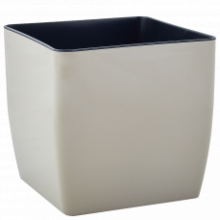 Low flowerpot QUADRO low 16*16*15.5cm