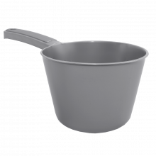 Канче с дръжка 2 литра сиво