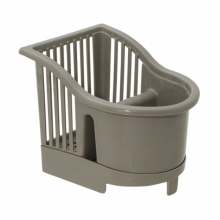 Поставка за прибори 17х13х14см какао