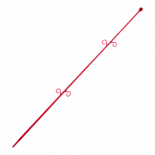 Опора за орхидеи Сфера малина прозрачна