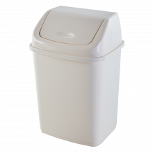 Кош за отпадъци 5 л бяла роза