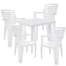 Комплект квадратна маса с четири стола РЕКС 