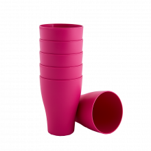 Комплект чашки 6бр.x 0,075 тъмно розов