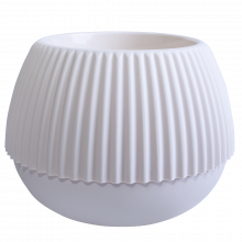 Саксия Бохо d14 см бяла роза