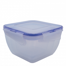 Кутия за хранителни продукти със закопчаване квадратна