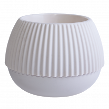 Саксия Бохо d10 см бяла роза